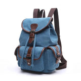Lady Canvas Travel Backpack Casual Bag