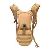 Khaki Hiking Backpack Set with 2.5L Water Bladders