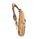 Khaki Hiking Backpack Set with 2.5L Water Bladders