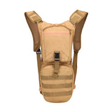 Khaki Hiking Backpack Set with 2.5L Water Bladders
