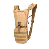 Khaki Hiking Backpack Set with 2.5L Water Bladders