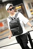 ETN BAG 081216 Leather Backpack Student School Bag