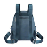 Women Nylon Backpack Lightweight Solid School Backpack