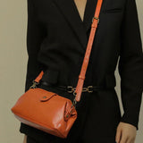 Retro Mini Shoulder Bag Crossbody Multi-pocket Wallet Leather Handbag