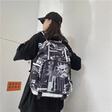 Ladies Men Backpack Laptop Book Bag School Bag Female Women Backpacks