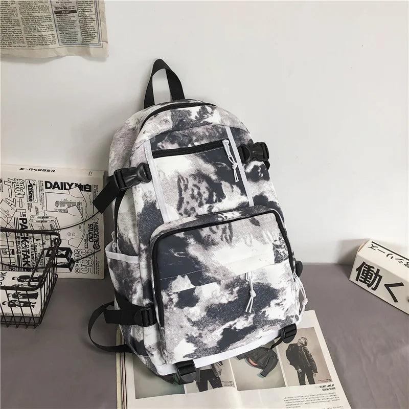 Ladies Men Backpack Laptop Book Bag School Bag Female Women Backpacks