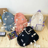 Small Fresh Girl Backpack for Junior High School
