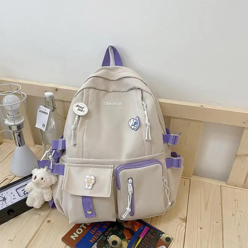 Small Fresh Girl Backpack for Junior High School