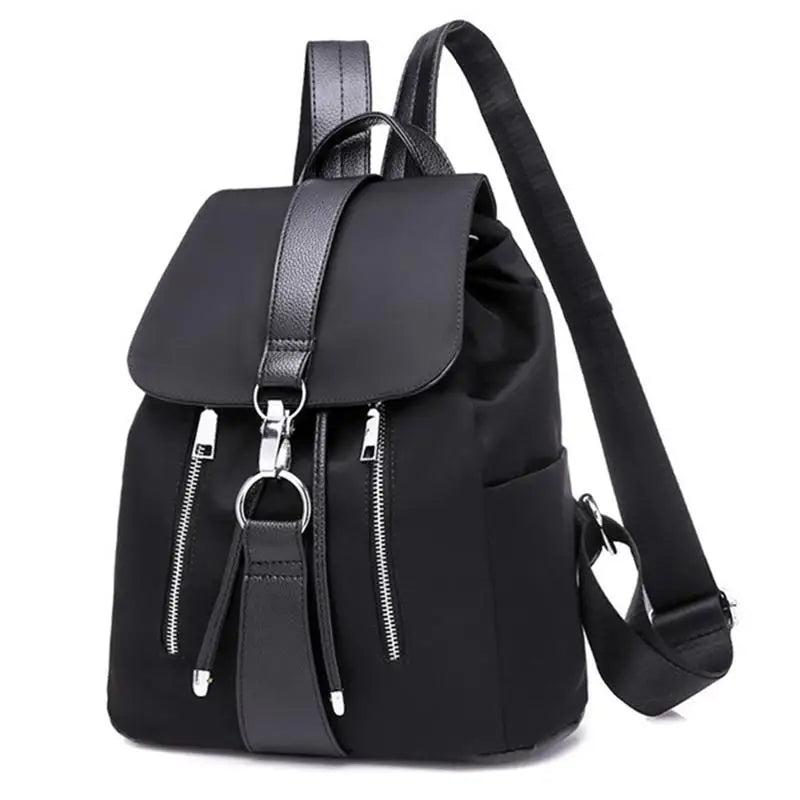 Casual Backpack School Nylon Women Bag Knapsack