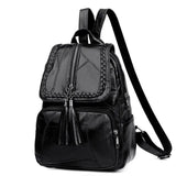 Women's PU Leather Backpack School Bag Waterproof Travel Multi-Function Y13