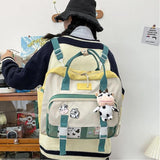 Women Multifunctional Backpack Female Portable Travel Bag Student Schoolbag