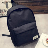 Canvas Backpack School Bags for Teenagers Mochila Rucksack Travel Daypack