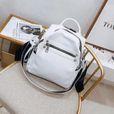 Retro Women Backpack Anti-theft Shoulder Bag Schoolbag