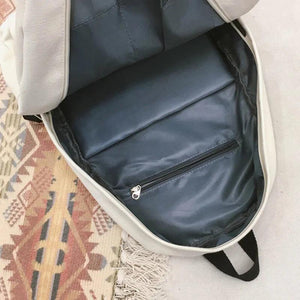 Large Capacity Canvas Backpack for Girls -B5