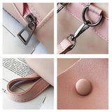 Mini PU Leather Backpack for Women Travel