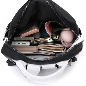 Large Capacity Backpacks for Women Pure Oxford Bagpack High Waterproof Travel Ru