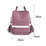 Large Capacity Backpacks for Women Pure Oxford Bagpack High Waterproof Travel Ru