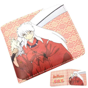 Inuyasha Sesshoumaru Short Wallet Student PU Purse Cosplay Gift