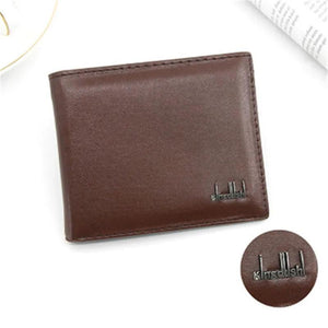 Men's Short PU Wallet Stylish Multifunctional Large Capacity Multi-Card Holder