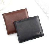 Men's Short PU Wallet Stylish Multifunctional Large Capacity Multi-Card Holder
