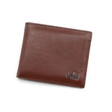 Men's Short PU Wallet Stylish Multifunctional Large Capacity Multi-Card Holder