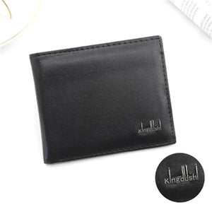 Men's Short PU Wallet Stylish Multifunctional Large Capacity Multi-Card Holder