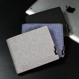 Denim Wallet Fashionable Youth Horizontal Wallet Large Capacity