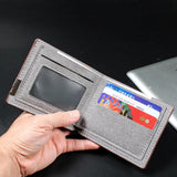 Denim Wallet Fashionable Youth Horizontal Wallet Large Capacity