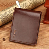 Short Bifold Men Casual Wallet with Coin Pocket