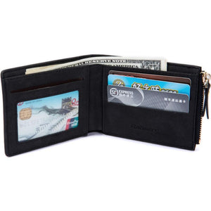 Men's Leather Wallet with US Dollar Design