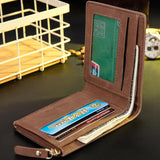 Men's Leather Wallet with US Dollar Design