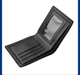 Men's Leather Wallet Short Horizontal Multi-function