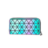 Geometric Women's Wallet Luminous Purse Bag