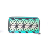 Geometric Women's Wallet Luminous Purse Bag