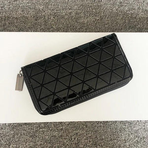 Geometric Women's Wallet Luminous Purse Bag