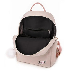 Women Embroidery Backpack Rucksack School Shoulder Bag