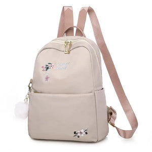Women Embroidery Backpack Rucksack School Shoulder Bag