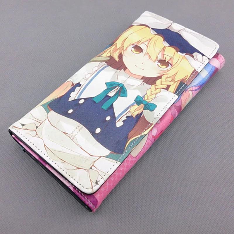 TouHou Project Reimu Long Women's Wallet Marisa Clutch Purse