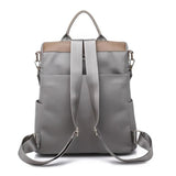 Women Leather School Backpack Women's Bag Backpack