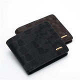 Men's Short Casual PU Leather Wallet