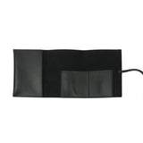 Leather Organizer Bag Travel Cable Storage Roll