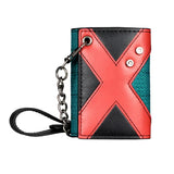 Tri-Fold Chain Women Men Wallet Purse 4044