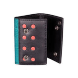 Tri-Fold Chain Women Men Wallet Purse 4044