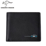 Kangaroo Kingdom Men's Leather Wallet Slim Purse Short