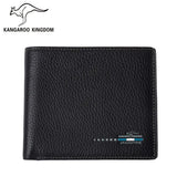 Kangaroo Kingdom Men's Leather Wallet Slim Purse Short