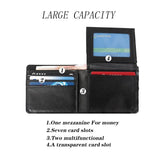 Men's Short Wallet Personalized Photo Wallet Holiday Gift