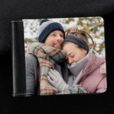 Men's Short Wallet Personalized Photo Wallet Holiday Gift