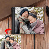 Men's Short Wallet Personalized Photo Wallet Holiday Gift