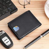 Men's RFID Leather Tracker Wallet Anti-Theft