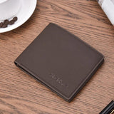 Men's Double-sided Inscription Photo Wallet Christmas Gift Wallets